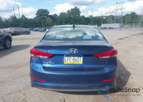 2018 Hyundai Elantra Sel z USA, uszkodzony, nr VIN 5NPD84LF1JH244536